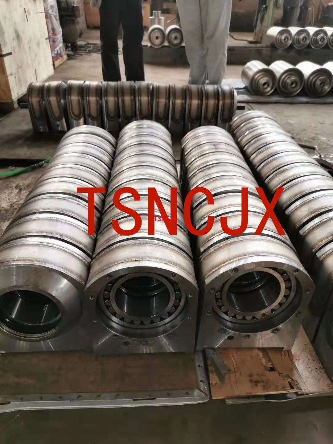 连铸辊过水轴承座